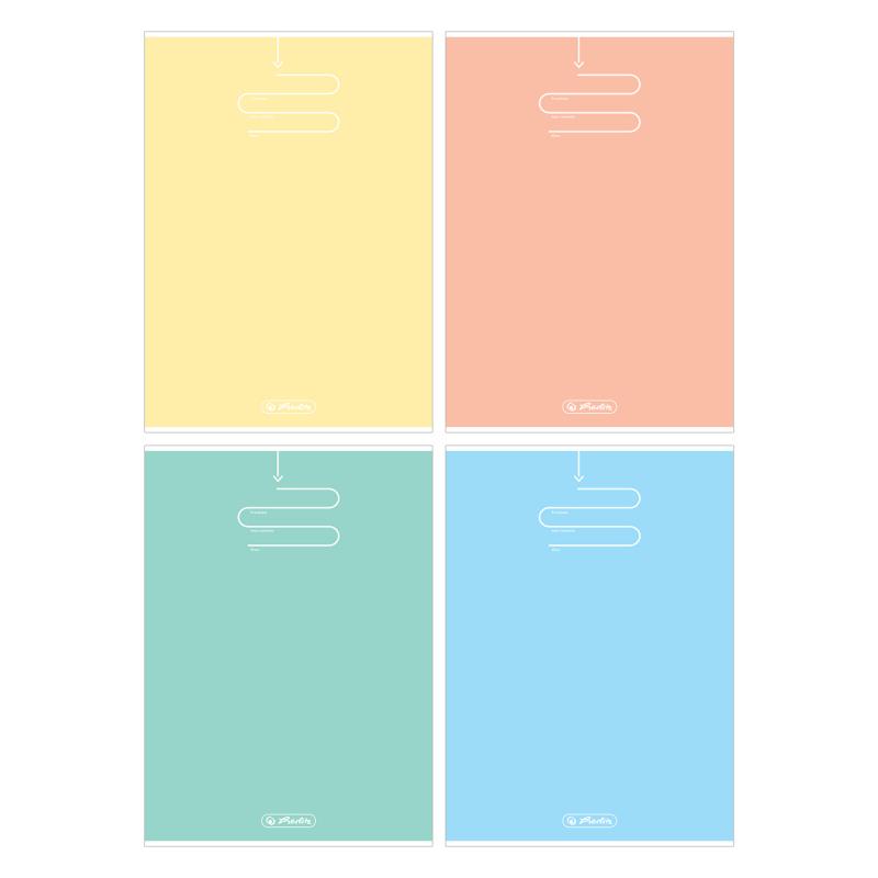 ZESZYT A4/80 # HERLITZ PASTEL COLOR BLOCKING