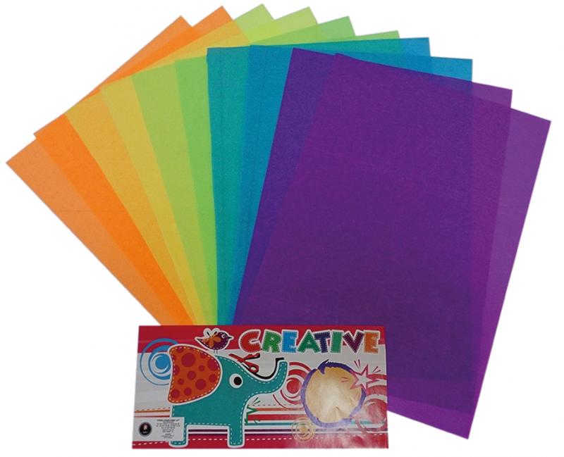 PAPIER DEKORACYJNY FLUO NC-04 A/10