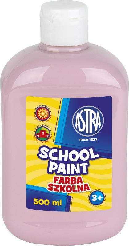 FARBA SZKOLNA ASTRA 500ML JASNORÓŻOWA