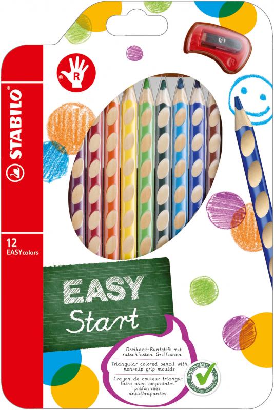 KREDKI 12 STABILO EASYCOLORS PRAWOR