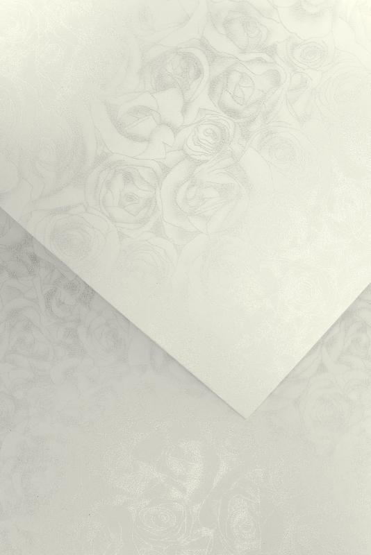 KARTON OZDOBNY RÓŻE BIAŁY OP 20SZT 250G