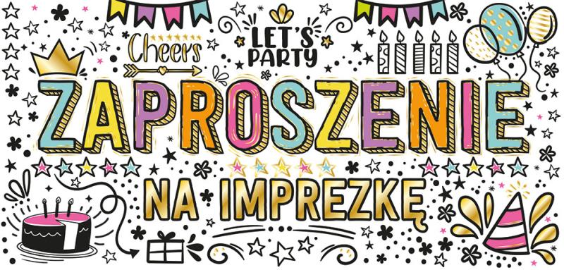 ZAPROSZENIE GRAFFITTI A/5