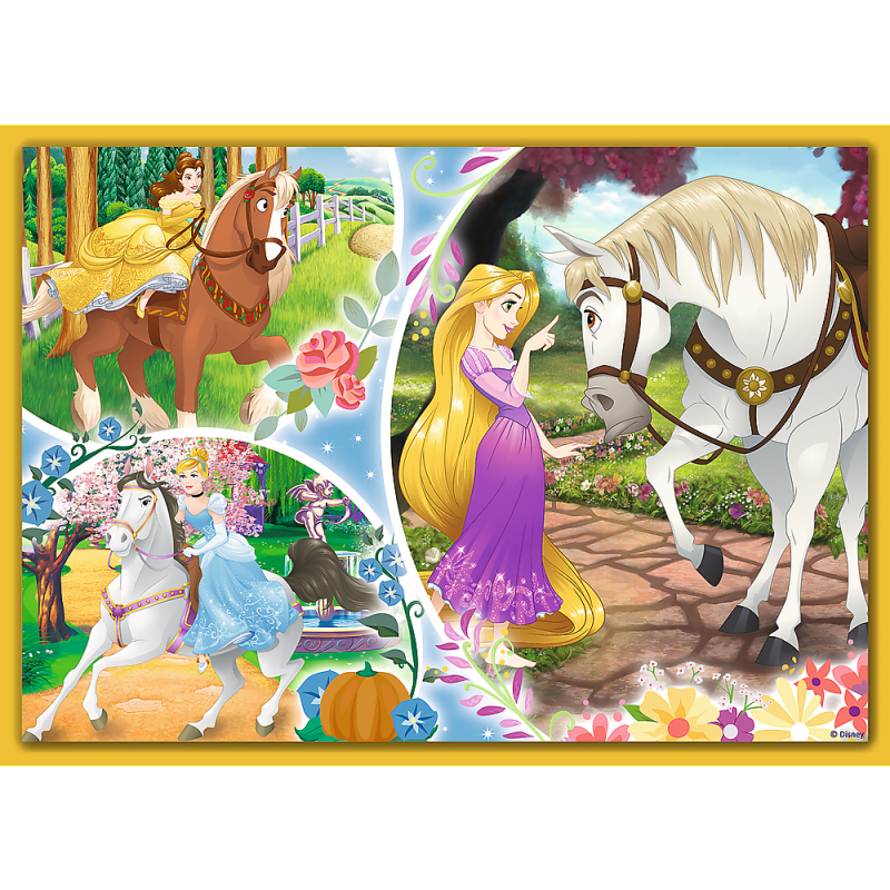 PUZZLE 4W1 TREFL RADOSNY DZIEŃ KSIĘŻNICZEK