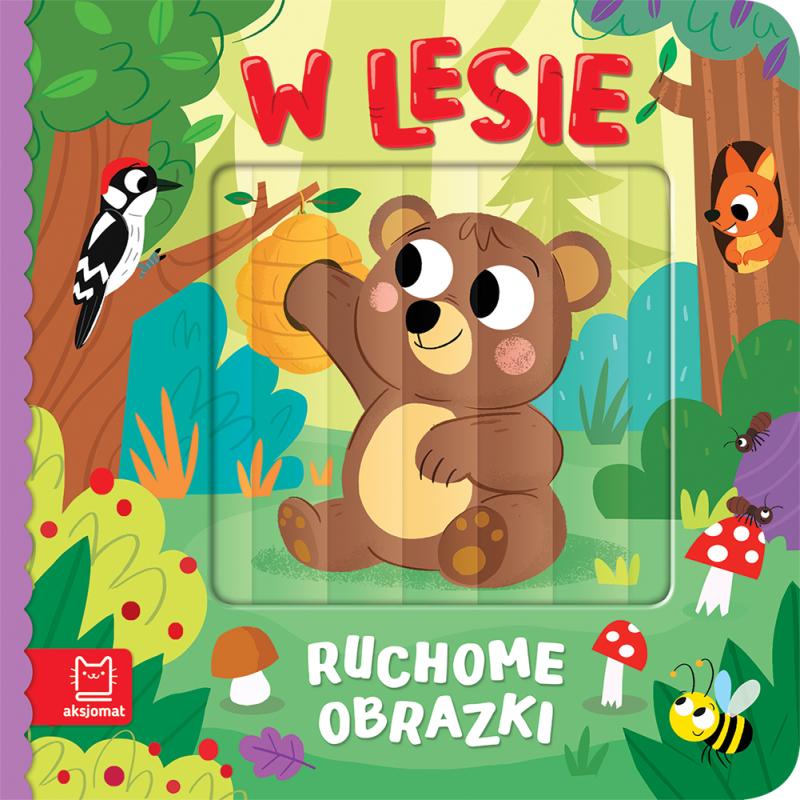 KSIĄŻECZKA RUCHOME OBRAZKI W LESIE