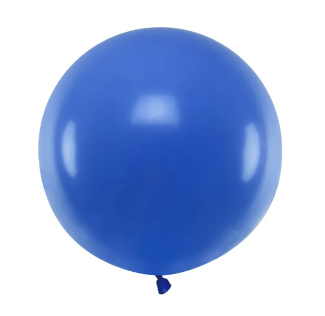 BALON OKRĄGŁY 60CM PASTEL NIEBIESKI