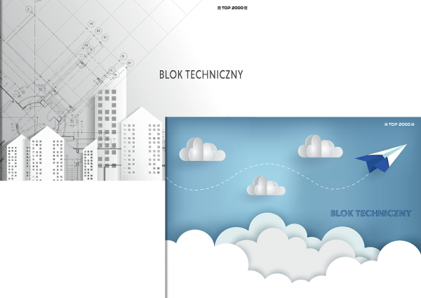 BLOK TECHNICZNY A4/10 TOP BASIC 140G