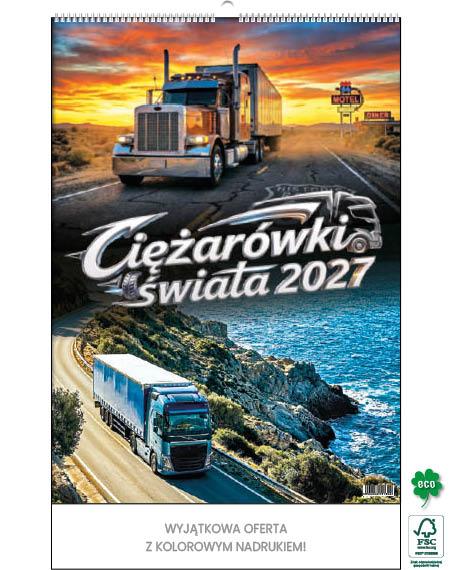 KALENDARZ WIELOPLANSZOWY CIĘŻARÓWKI ŚWIATA JOTAN STANDARD
