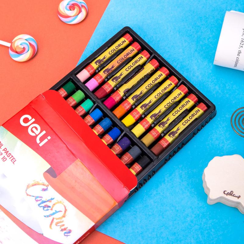 PASTELE 18 OLEJNE COLORUN DELI
