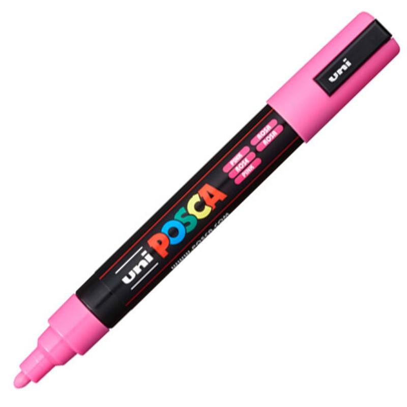 MARKER UNI PC-5M POSCA FLUO RÓŻOWY F13