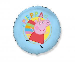 BALON FOLIOWY 18 FX PEPPA BLUE