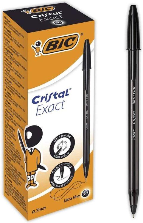 DŁUGOPIS BIC CRISTAL EXACT CZARNY A/20