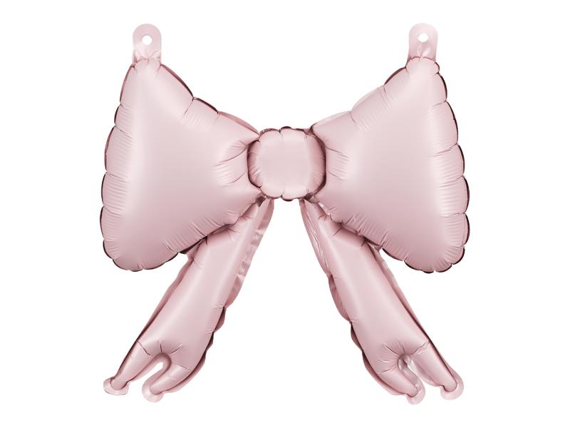 BALONY FOLIOWE DO GIRLAND KOKARDY 34,5X28,5CM PUDROWY RÓŻ