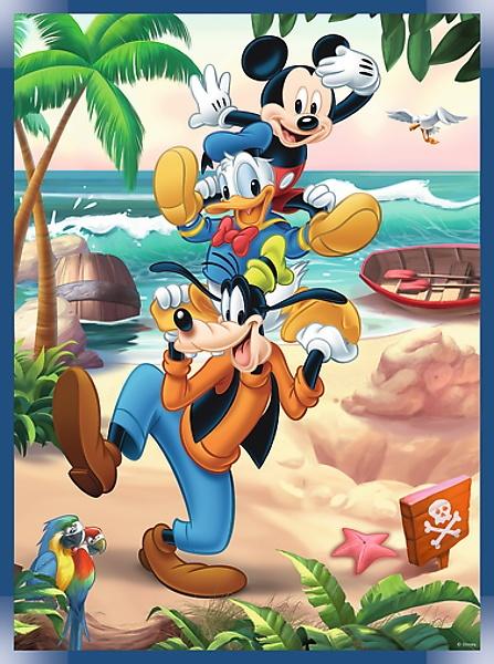 PUZZLE 2W1+MEMOS FRAJDA Z PRZYJACIÓŁMI MICKEY