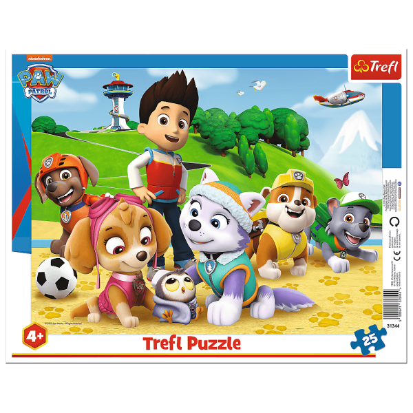 PUZZLE 25 RAMKOWE PSI PATROL NA TROPIE