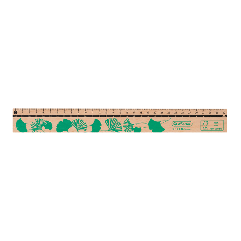 LINIJKA DREWNIANA 30CM GREENLINE FSC RM