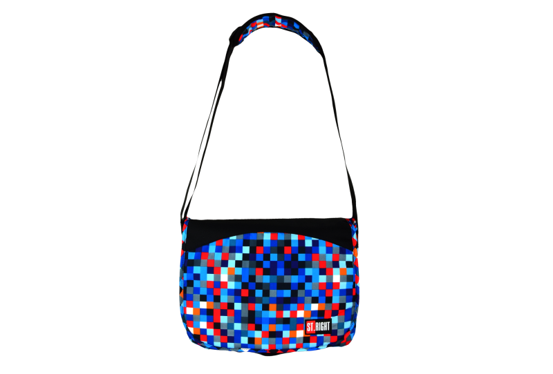 TORBA NA RAMIĘ STRIGHT SB-01 PIXELMANIA BLUE
