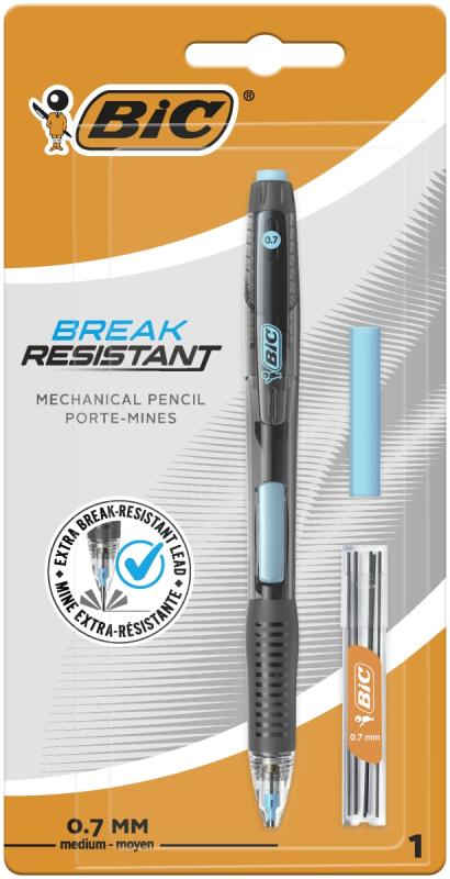 OŁÓWEK AUTOMATYCZNY BIC Z GUMKĄ BREAK RESI 0,7 B1+6+1