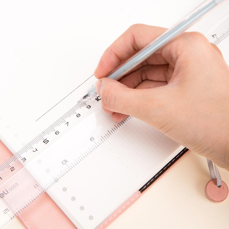 LINIJKA 30CM PIONER PRZEŹROCZYSTA DELI
