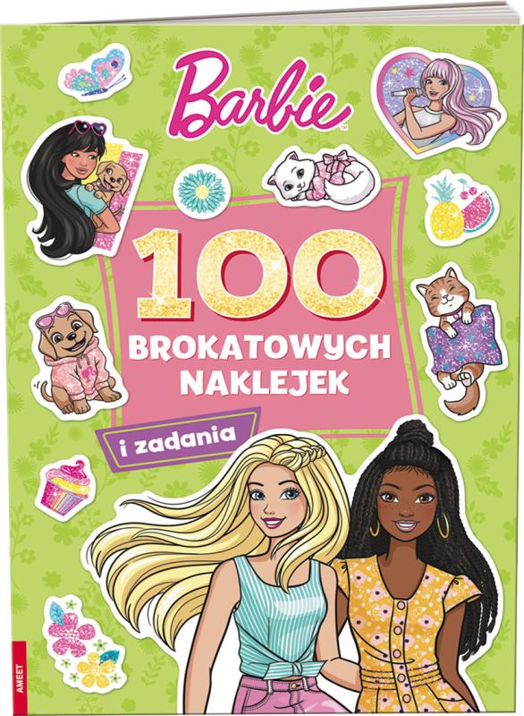 KSIĄŻECZKA BARBIE. 100 BROKATOWYCH NAKLEJEK