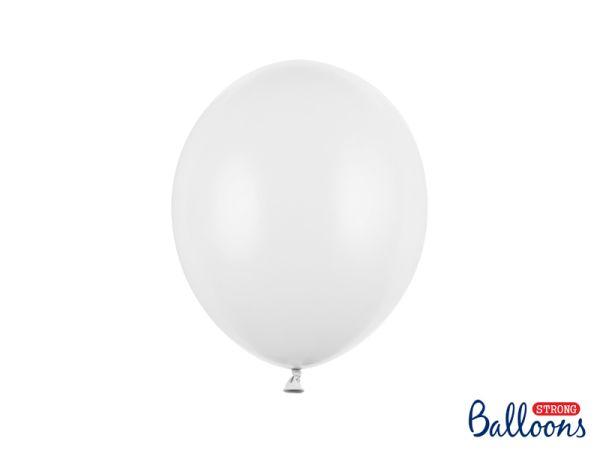 BALONY STRONG 27CM PASTEL PURE WHITE