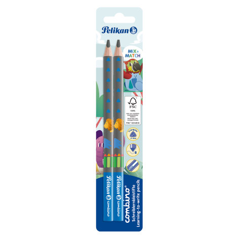 OŁÓWEK PELIKAN COMBINO BLUE BL2