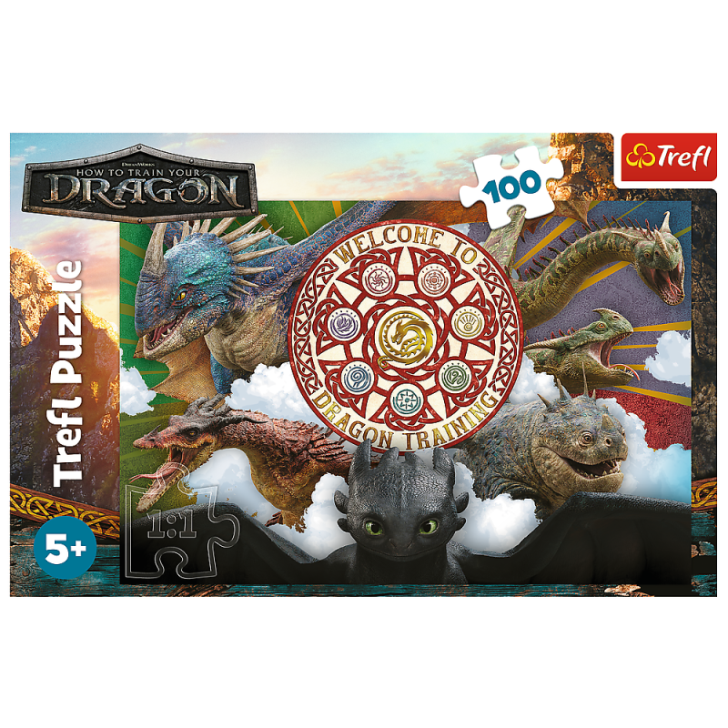 PUZZLE 100 TREFL SMOKI W AKCJI