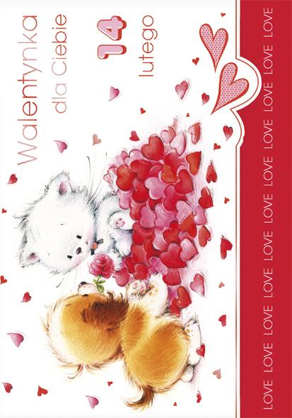 LAURKA A5 WYCIN.CHROMOLUX POLMAK WALENTYNKI
