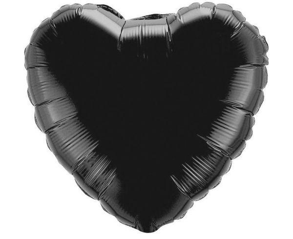BALON FOLIOWY 18 FX SERCE CZARNE