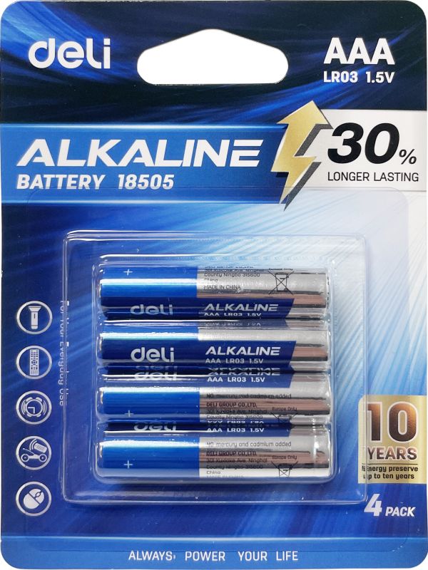 BATERIA LR03 ALKAICZNA AAA A4 DELI