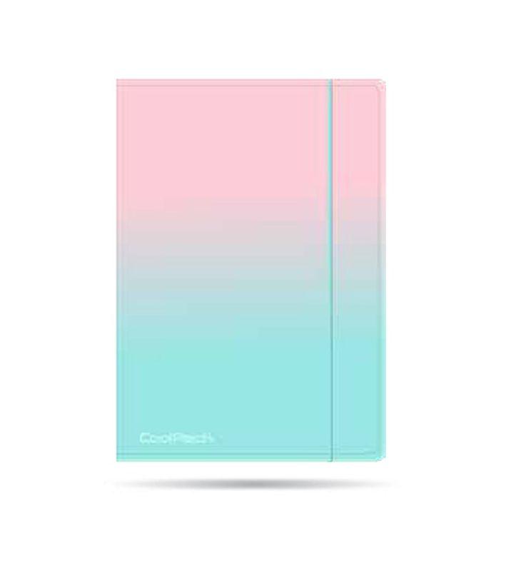TECZKA NA GUMKĘ A4 CP GRADIENT - STRAWBERRY