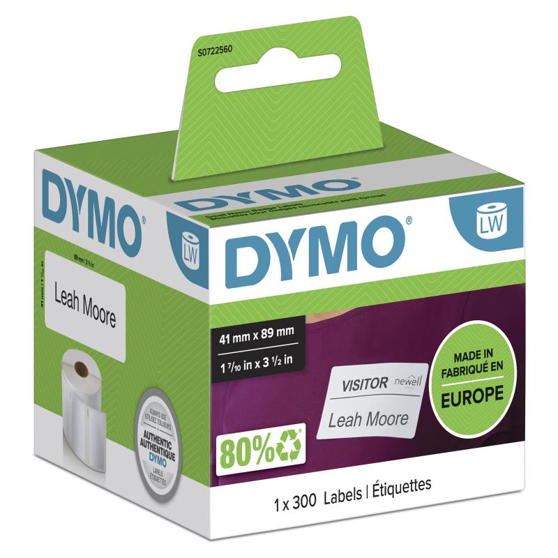 ETYKIETA DYMO WYMIENNA 89/41 BIAŁA