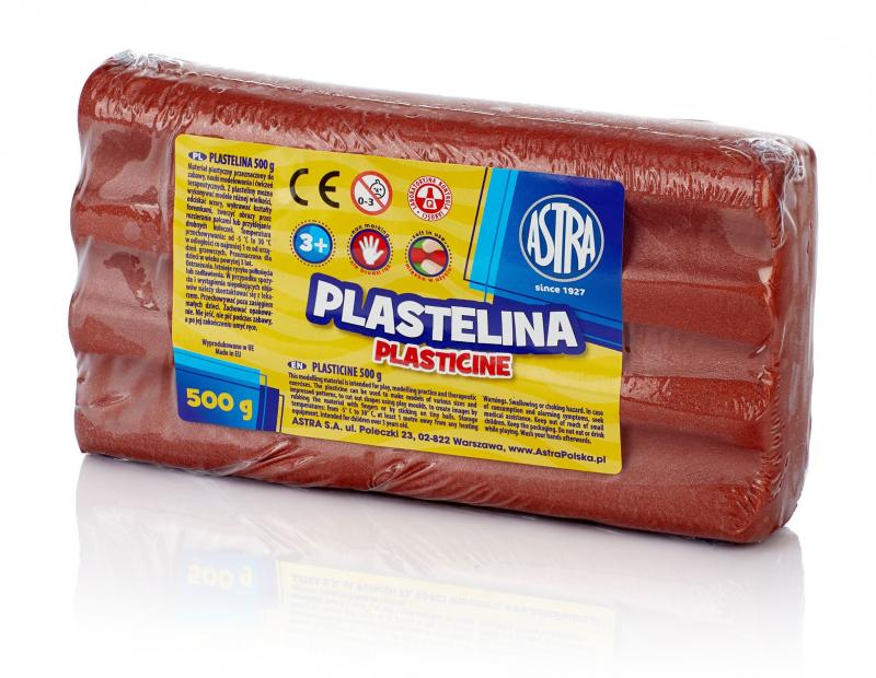 PLASTELINA MET. 500G ASTRA MIEDZIANA