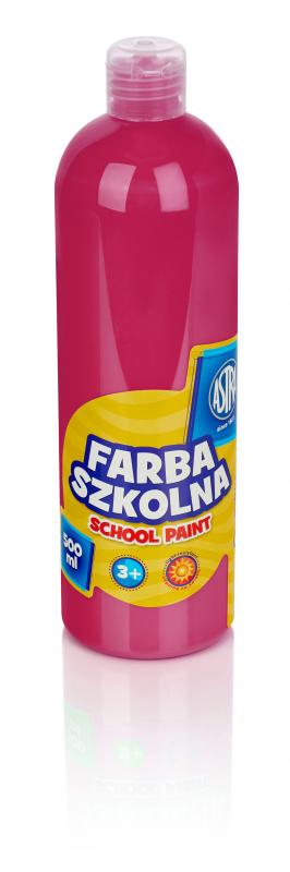 FARBA SZKOLNA ASTRA 500ML RÓŻOWA