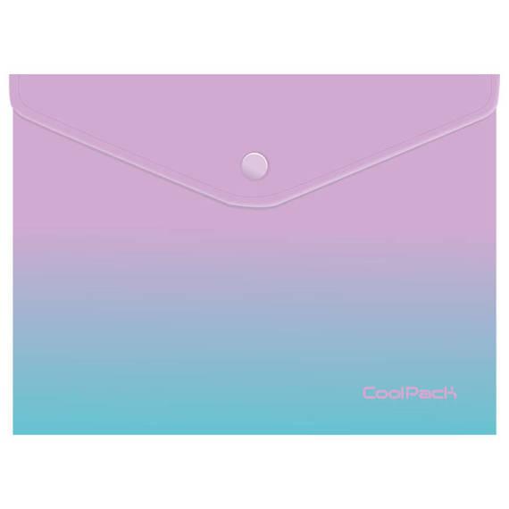 KOPERTA NA DOKUMENTY A4 CP GRADIENT- na zatrzask - BLUEBERR