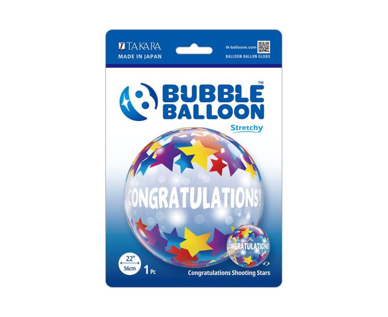 BALON TAKARA CONGRATULATIONS SHOOTING STARS 22CALI