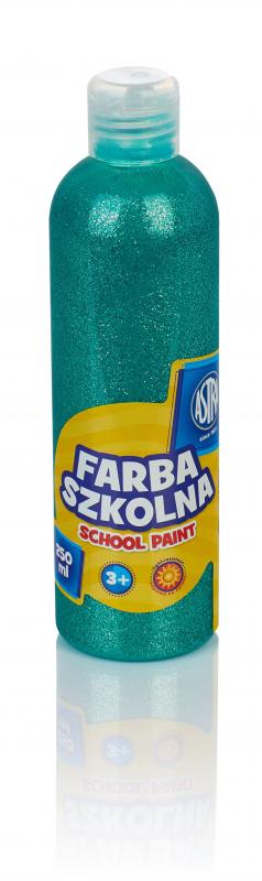 FARBA SZKOLNA ASTRA 250ML BROKAT ZIELONA