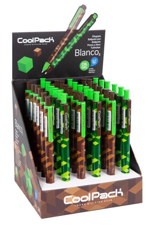 DŁUGOPIS PATIO BLANCO - OIL GEL - CITY JUNGLE A/36 CP