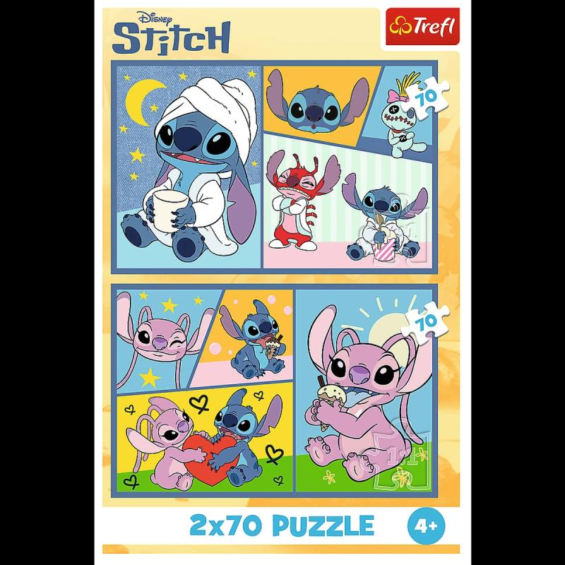 PUZZLE 2X70 TREFL ZE STITCHEM NIE MA NUDY