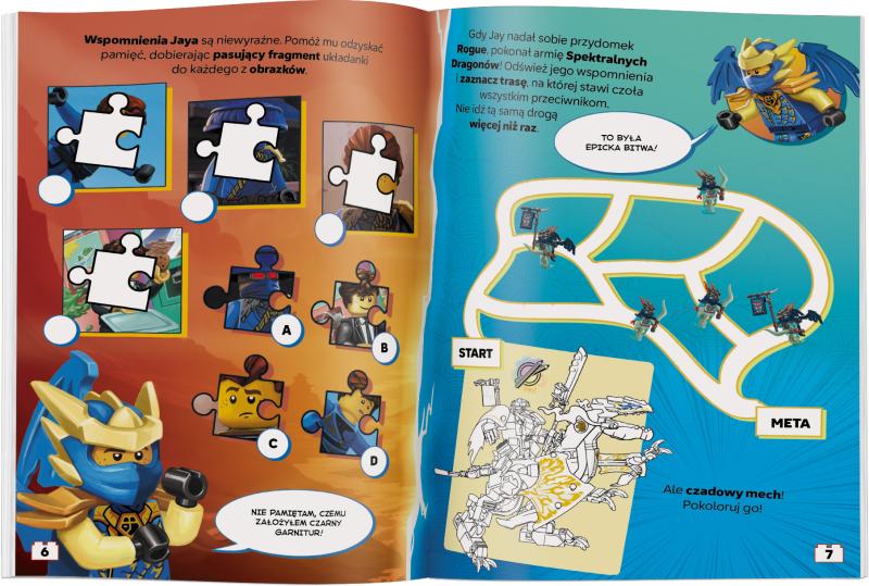 KSIĄŻECZKA LEGO NINJAGO. SMOCZE MOCE