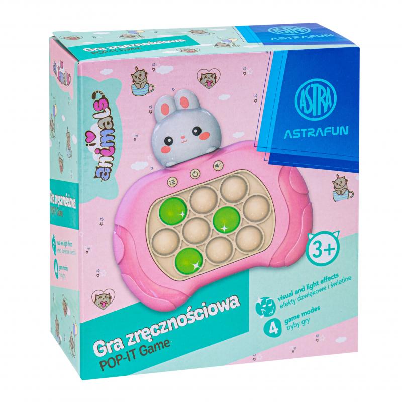 ZABAWKA SENSORYCZNA POP-IT ASTRAFUN ANIMALS BUNNY - 1 szt. box (bez baterii