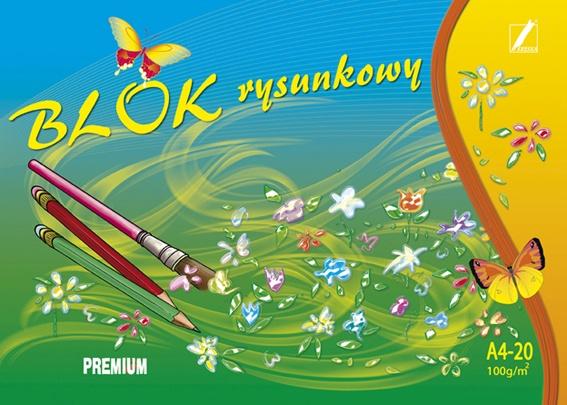 BLOK RYSUNKOWY A4 PREMIUM 100G KRESKA