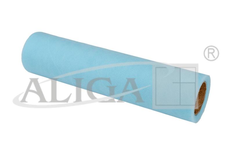 TIUL W ROLCE TIUL-105 BŁĘKITNY, ROZM. 24cm x 10m