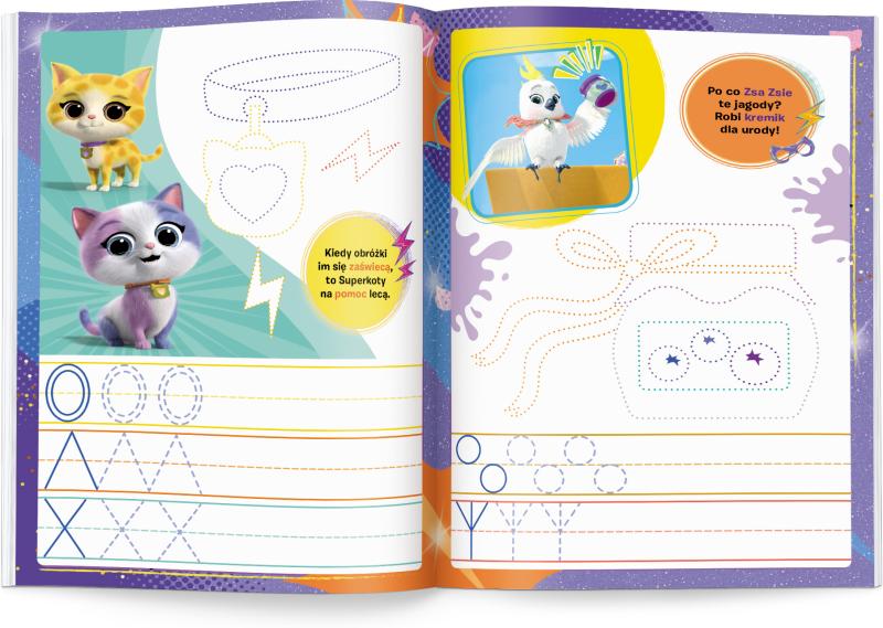 KSIĄŻECZKA DISNEY SUPERKOTY. RYSUJEMY SZLACZKI BANER