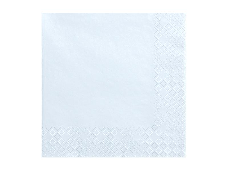 SERWETKI TRÓJWARSTWOWE J.BŁĘKIT 33 x 33 cm.