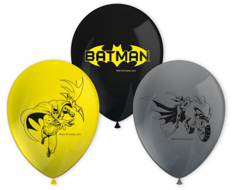 ZESTAW 8 BALONÓW BATMAN ROGUE RAGE