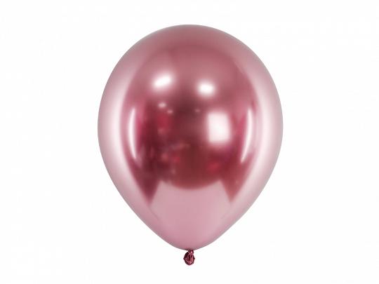 BALONY GLOSSY RÓŻOWE ZŁOTO A'50