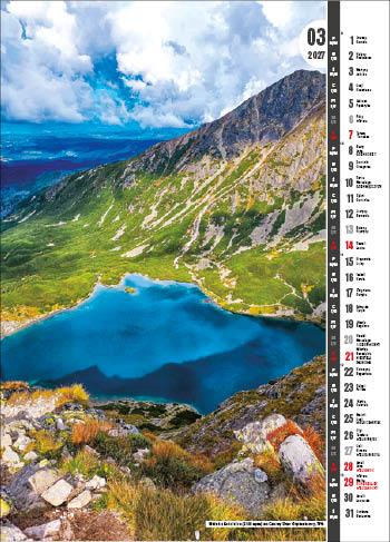KALENDARZ WIELOPLANSZOWY TATRY JOTAN STANDARD