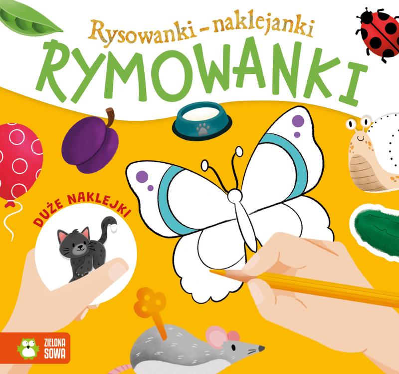 KSIĄŻECZKA RYSOWANKI-NAKLEJANKI.RYMOWANKI