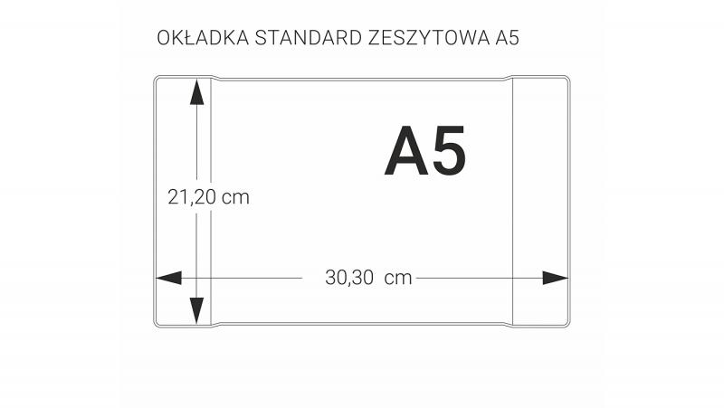 OKŁADKA A5 BIURFOL A/50 BEZBARWNA KOD NA SZT