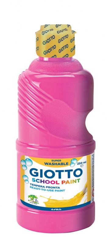 GIOTTO SCHOOL PAINT 250ML MAGENTA